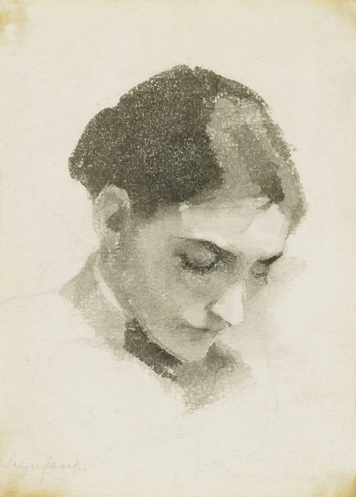 Una testa di donna